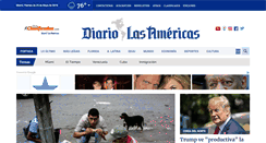 Desktop Screenshot of diariolasamericas.com